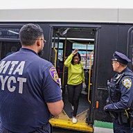 MTA and NYPD officers crack down on bus fare evasion