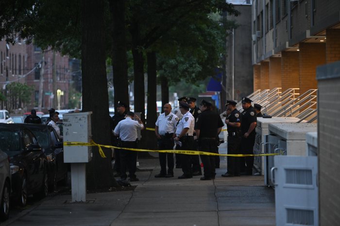 Police at crime scene