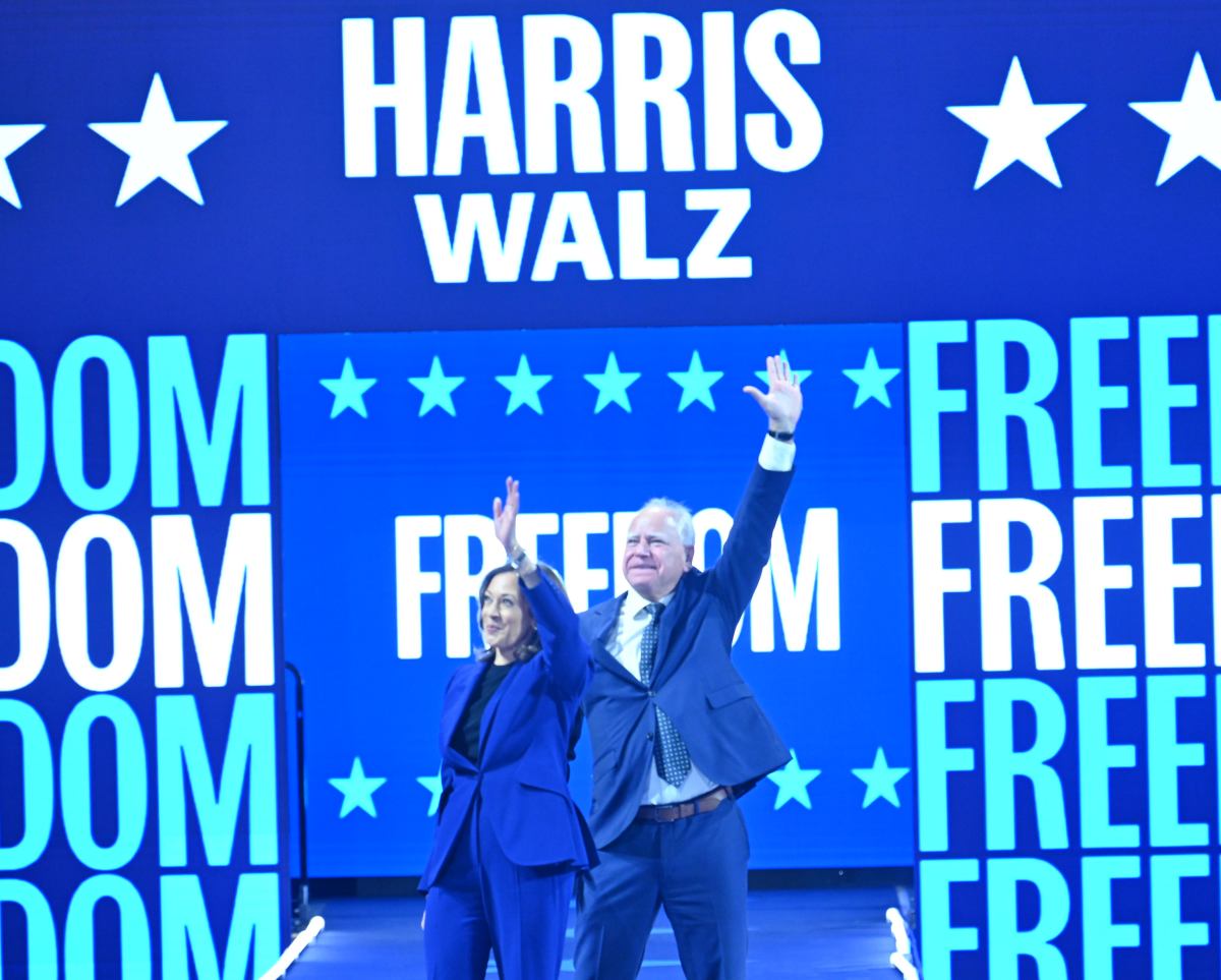 Vice President Kamala Harris and Governor Tim Walz