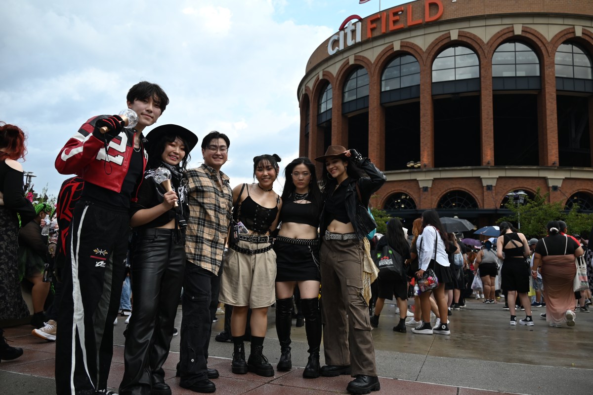 ATEEZ fans at Citi Field