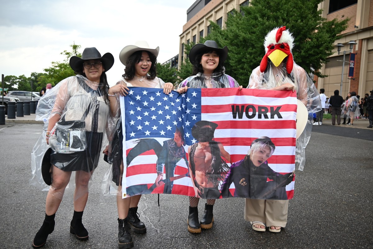 ATEEZ fans at Citi Field