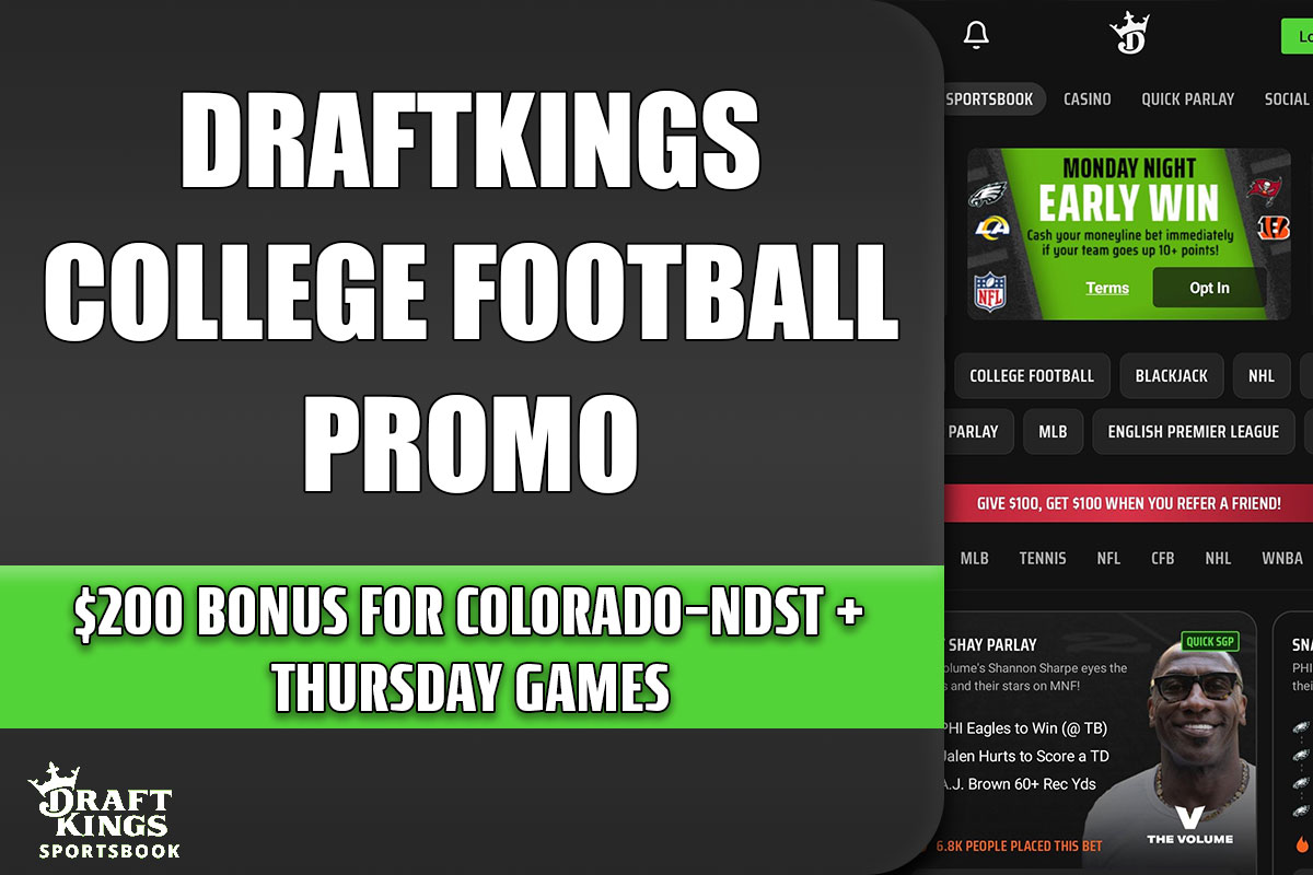 DraftKings college football promo