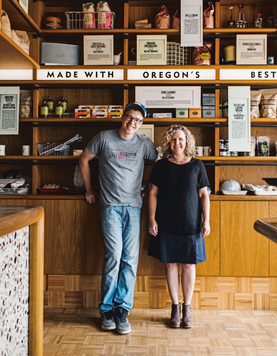 Kim & Tyler of Salt & Straw.