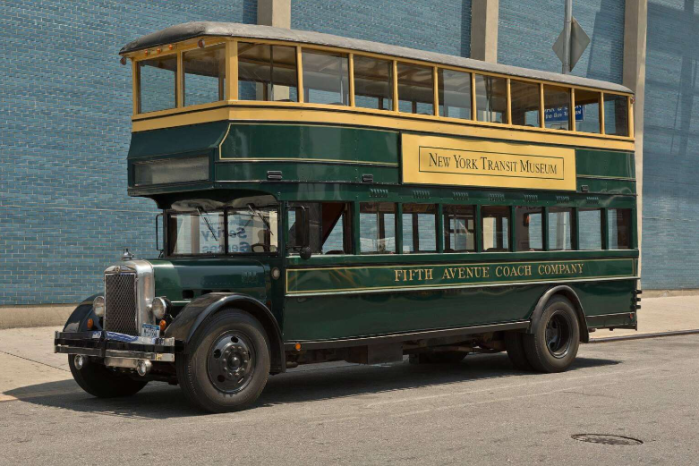 Vintage bus at Transit Museum festival