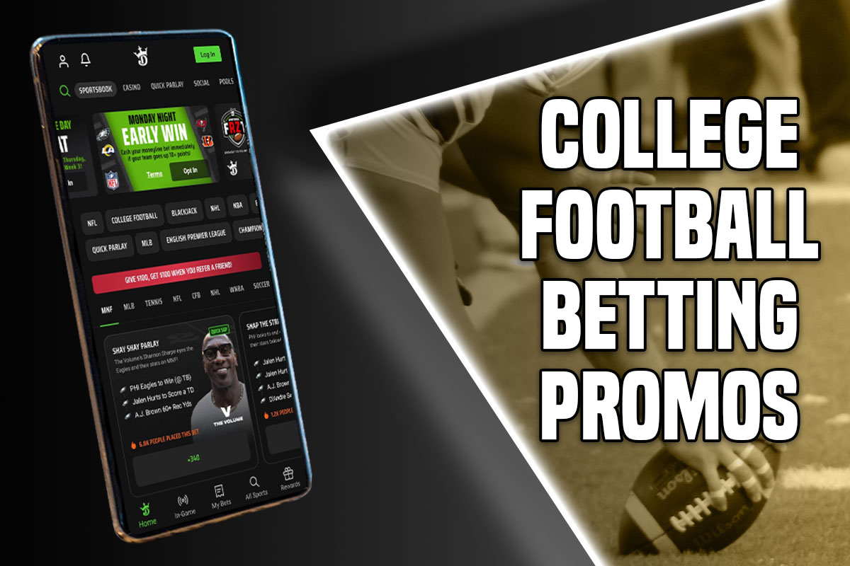 College football betting promos