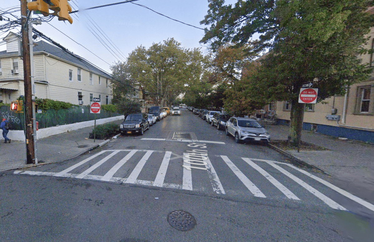 The intersection of 100th Street and 37th Avenue in Corona, Queens, where a violent brawl occurred on Aug. 3.