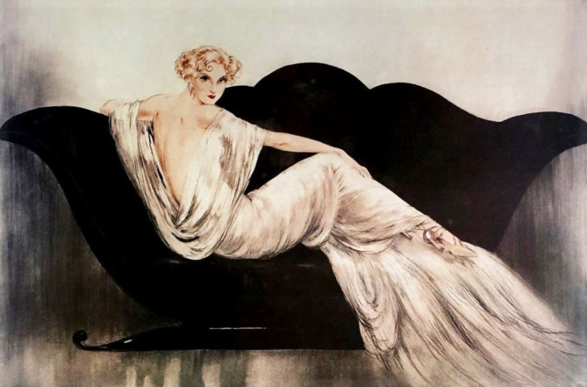 The Sofa 1937 - Louis Icart