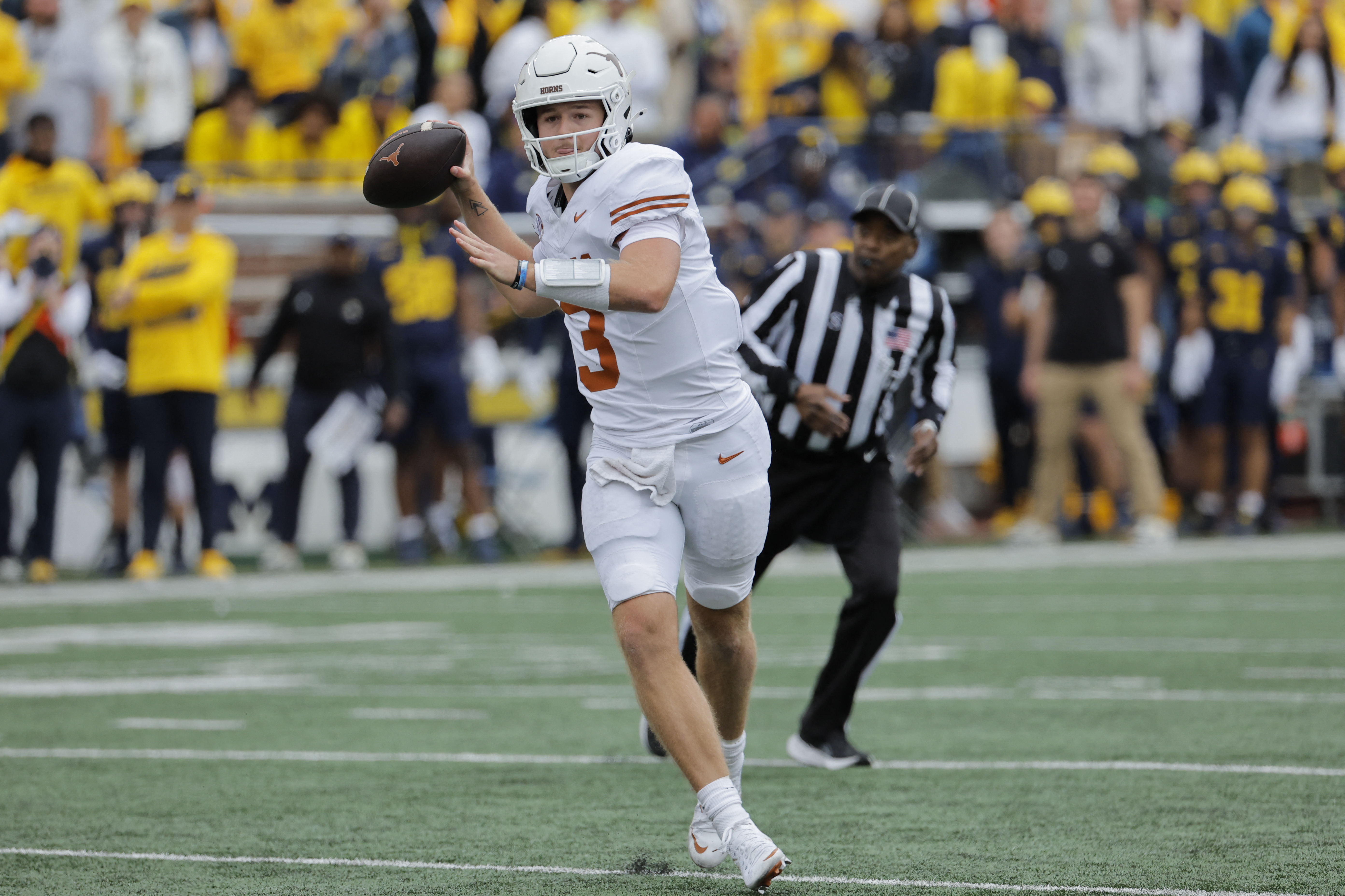 Quinn Ewers Texas QB Giants target