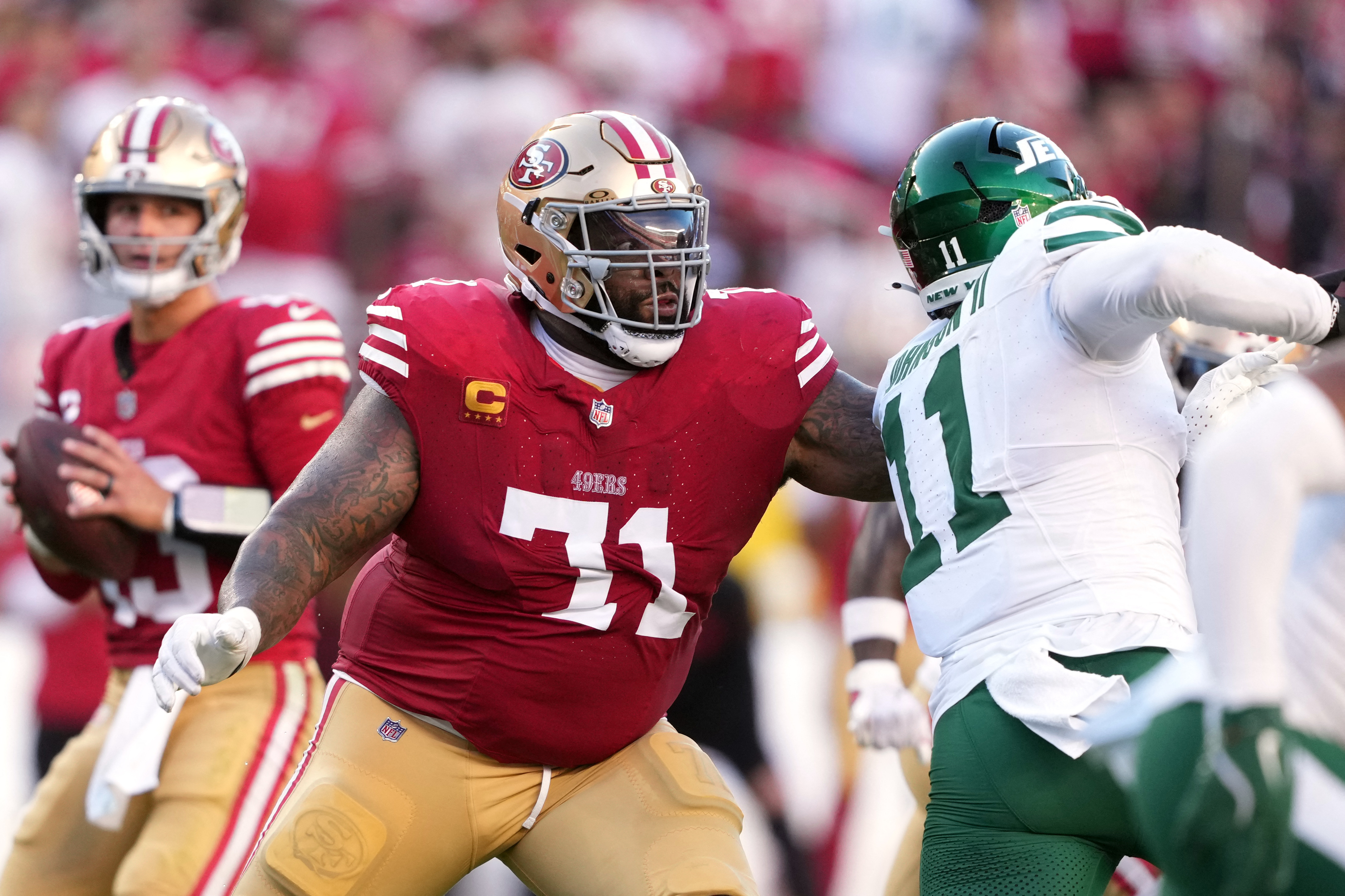 Trent Williams Jets 49ers Week 1