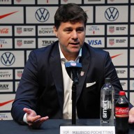 Mauricio Pochettino at his USMNT introductory press conference