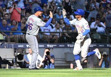 Francisco Lindor Mets home run Brewers