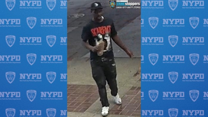 man wearing all black who allegedly tried to rape a girl in Kips Bay