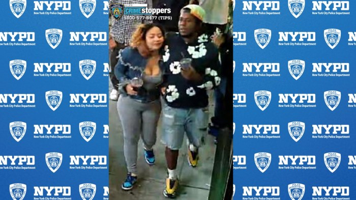 Couple wanted for punching NYC firefighter