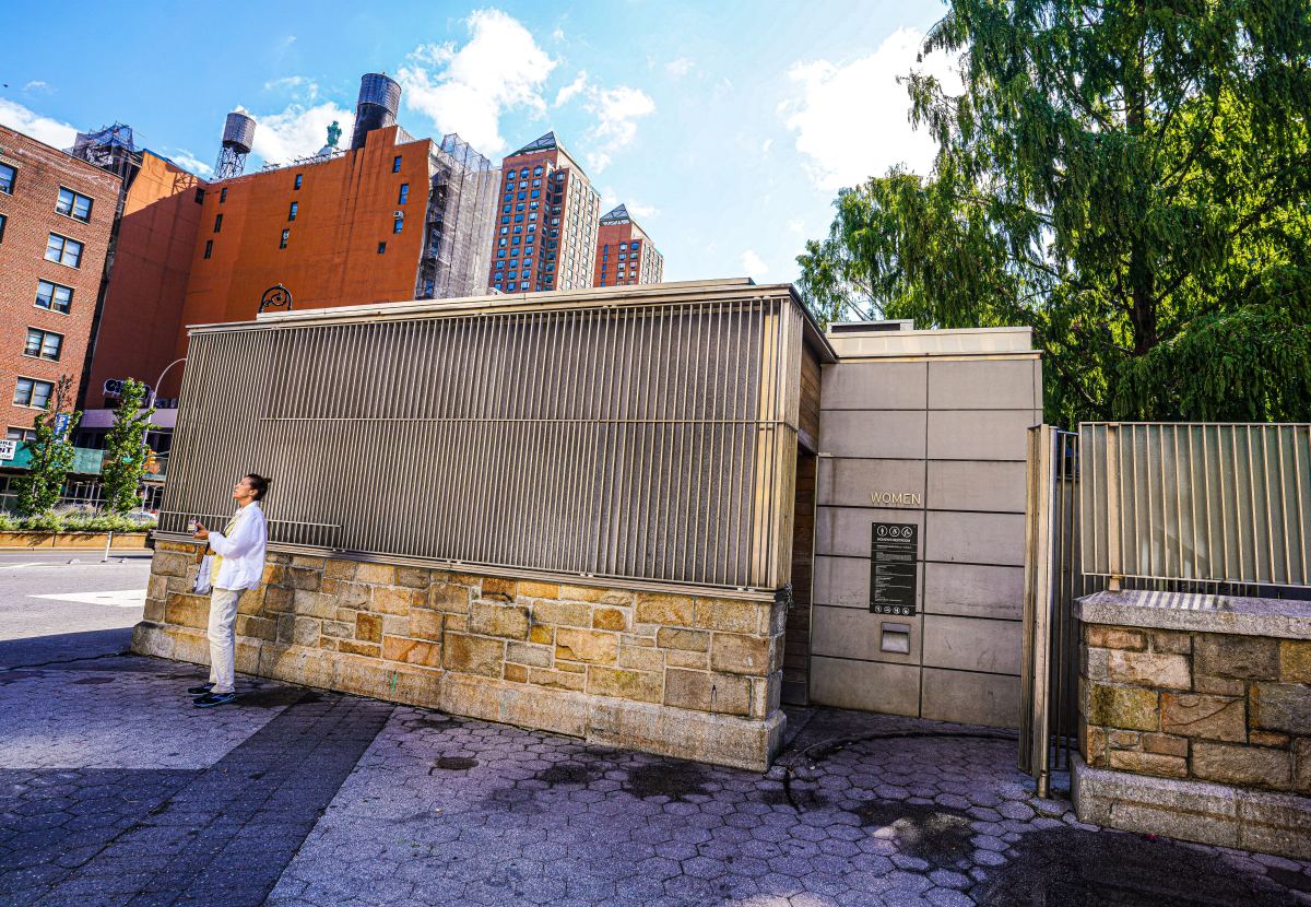 Public restroom in Union Square