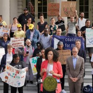 City Hall rally for more public bathrooms in New York City