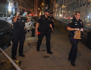 Police investigate Herald Square shooting