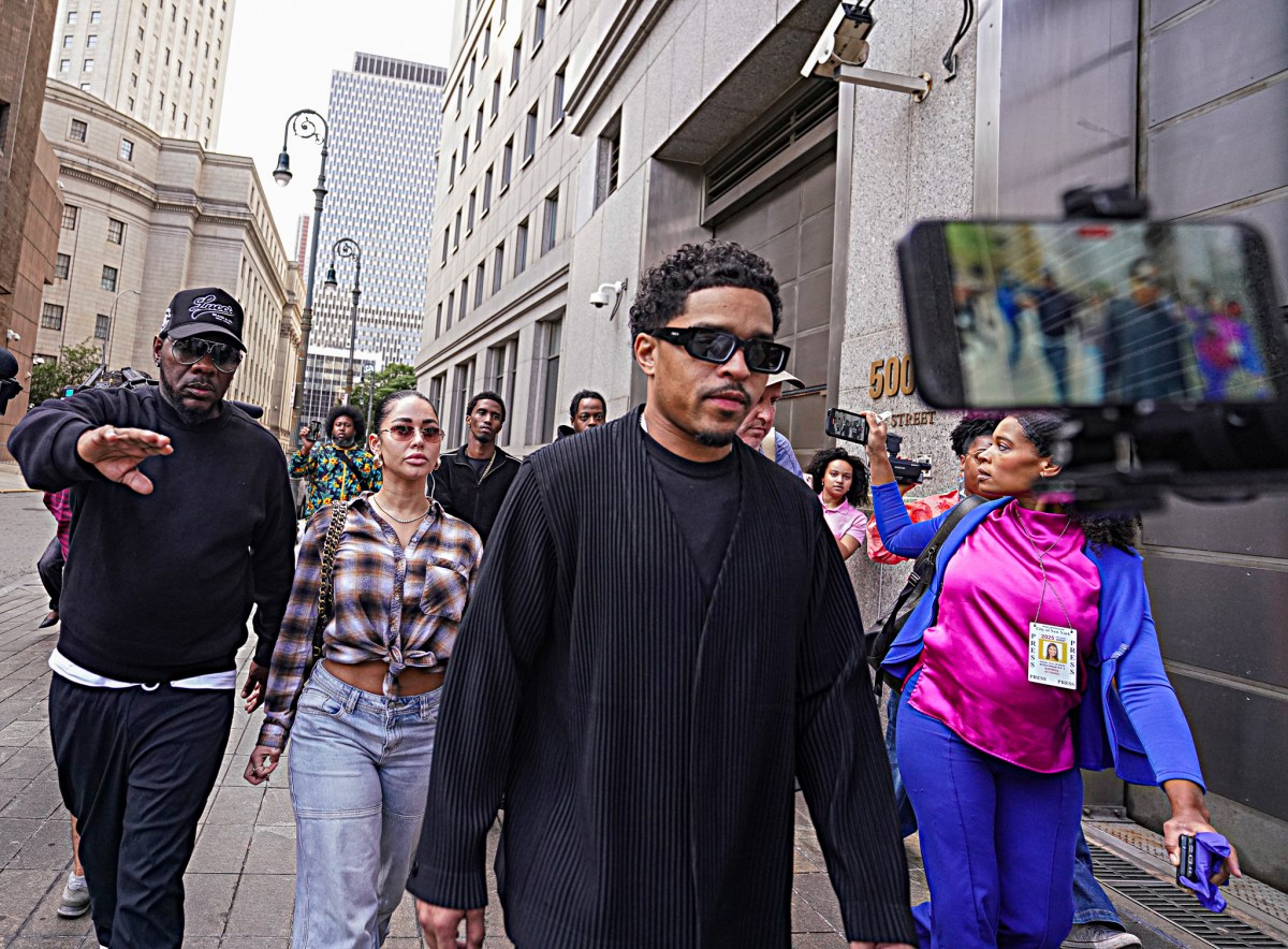 Justin Dior Combs, son of the embattled rapper Sean "P. Diddy" Combs dejectedly left the courthouse after his father was remanded for alleged crimes involving sex trafficking, racketeering