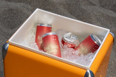 Nomadica wine in a cooler