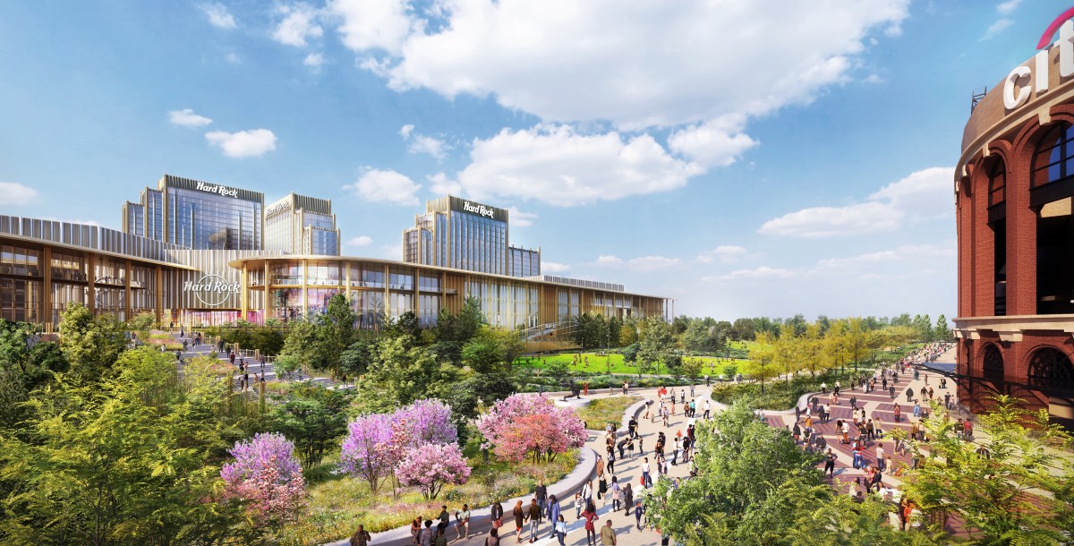 Mets owner Steve Cohen and Hard Rock Entertainment put out renderings of their Metropolitan Park casino and entertainment district proposal in Queens.