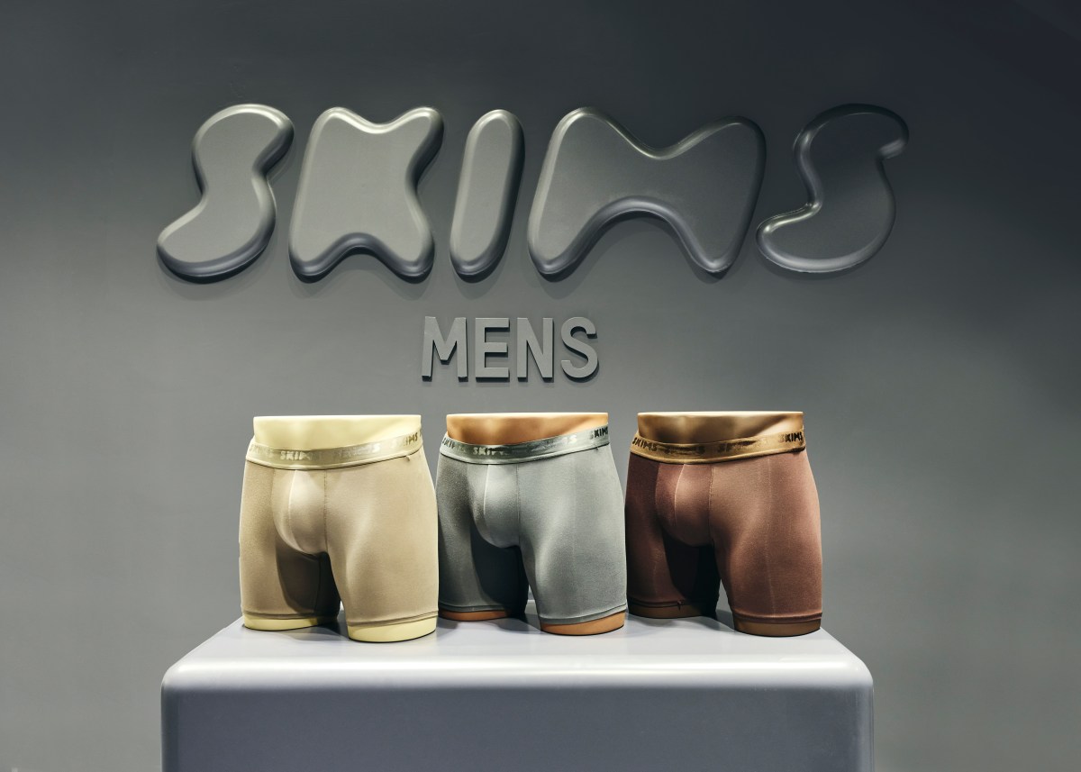 a display of SKIMS Mens products at Nordstrom