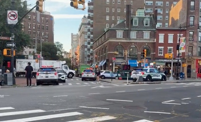 Scene of West Village stabbing