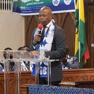 Mayor Adams speaking at Bronx church