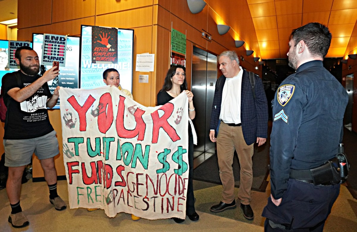 CUNY protesters amid accusations of antisemitism on campus