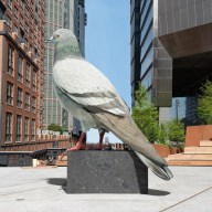 Dinosaur, a giant pigeon coming to New York City