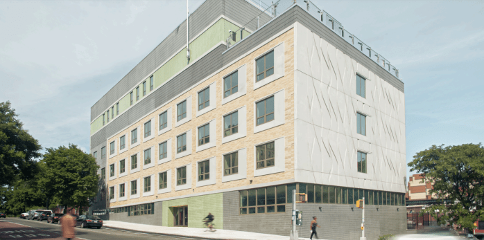 rendering of one of the new public schools in NYC