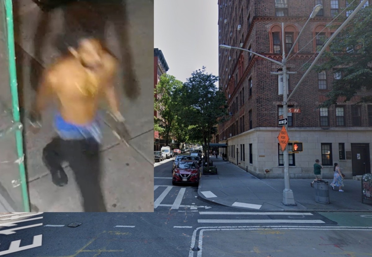 Shirtless suspect in attempted rape in Greenwich Village