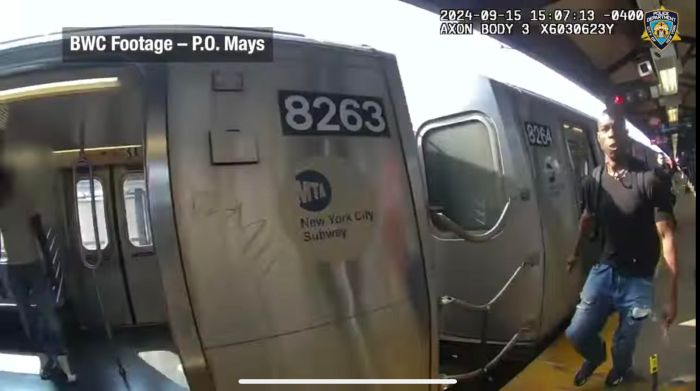 Bodycam footage of police shooting in Brooklyn