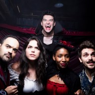 The cast of Drunk Dracula