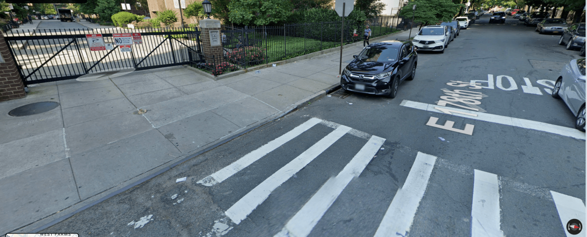 Bronx street lined with cars