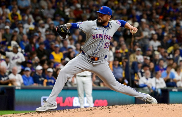 Sean Manaea NL Wild Card Series Mets brewers