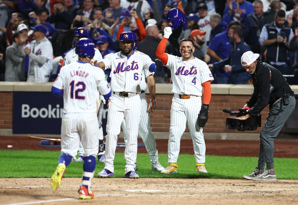 Francisco Lindor grand slam Mets Phillies Game 4 NLDS