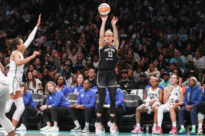 Leonie Fiebich NY Liberty Lynx WNBA Finals Game 2