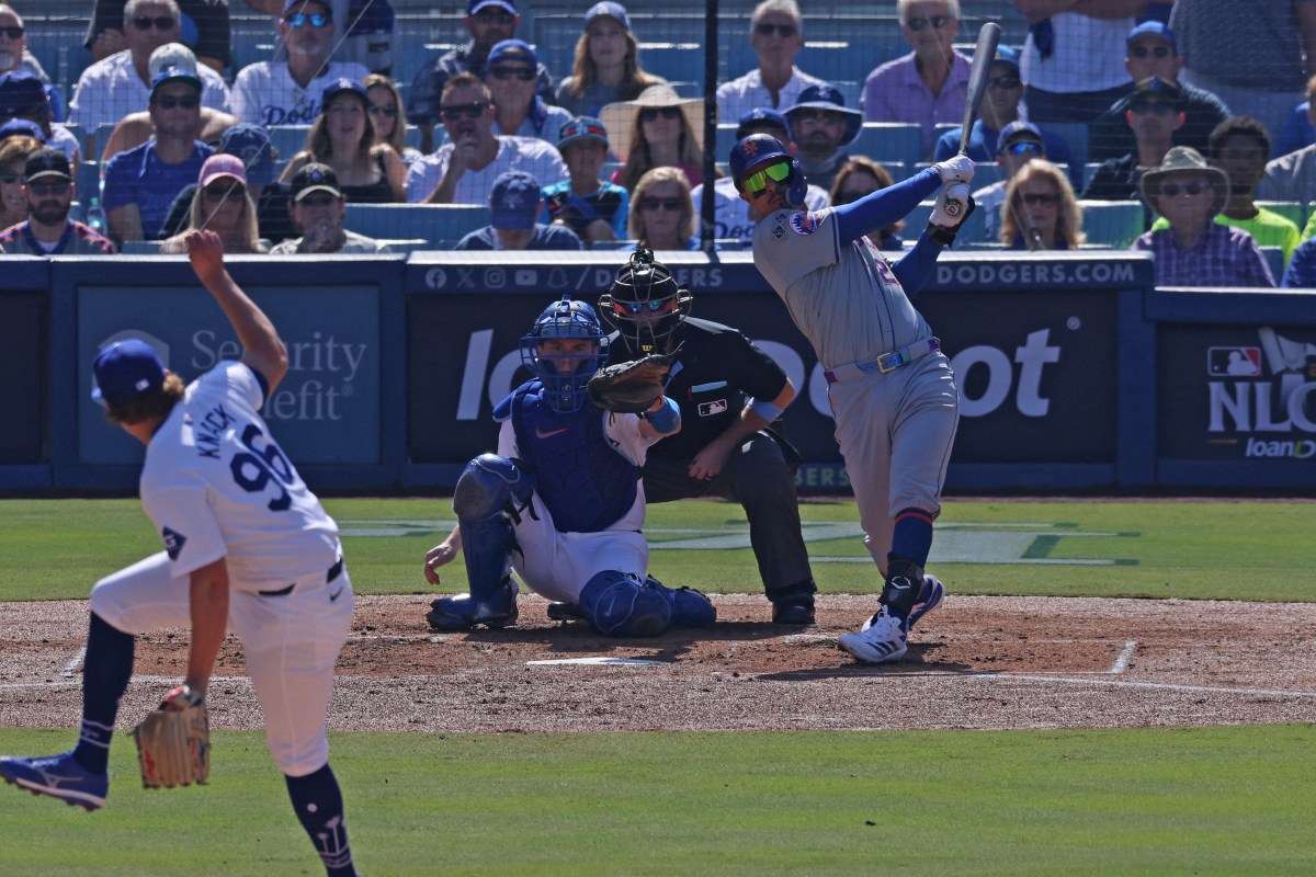 Mark Vientos grand slam Mets Dodgers NLCS Game 2