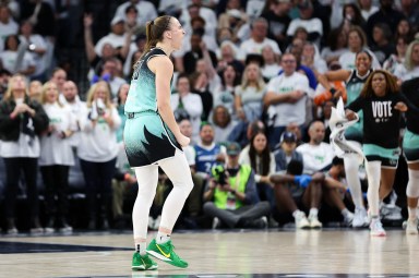 Sabrina Ionescu Liberty Lynx Game 3 game-winner