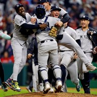 Yankees celebrate ALCS win