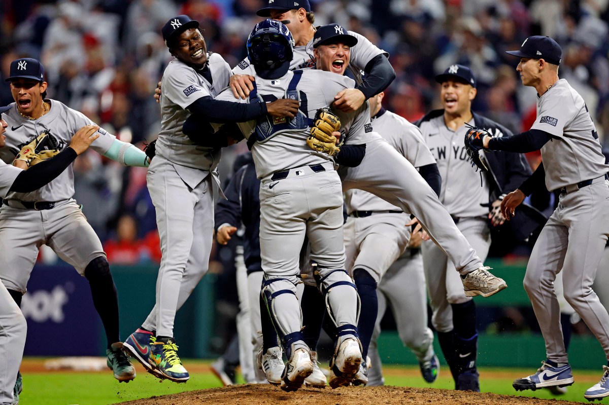 Yankees celebrate ALCS win