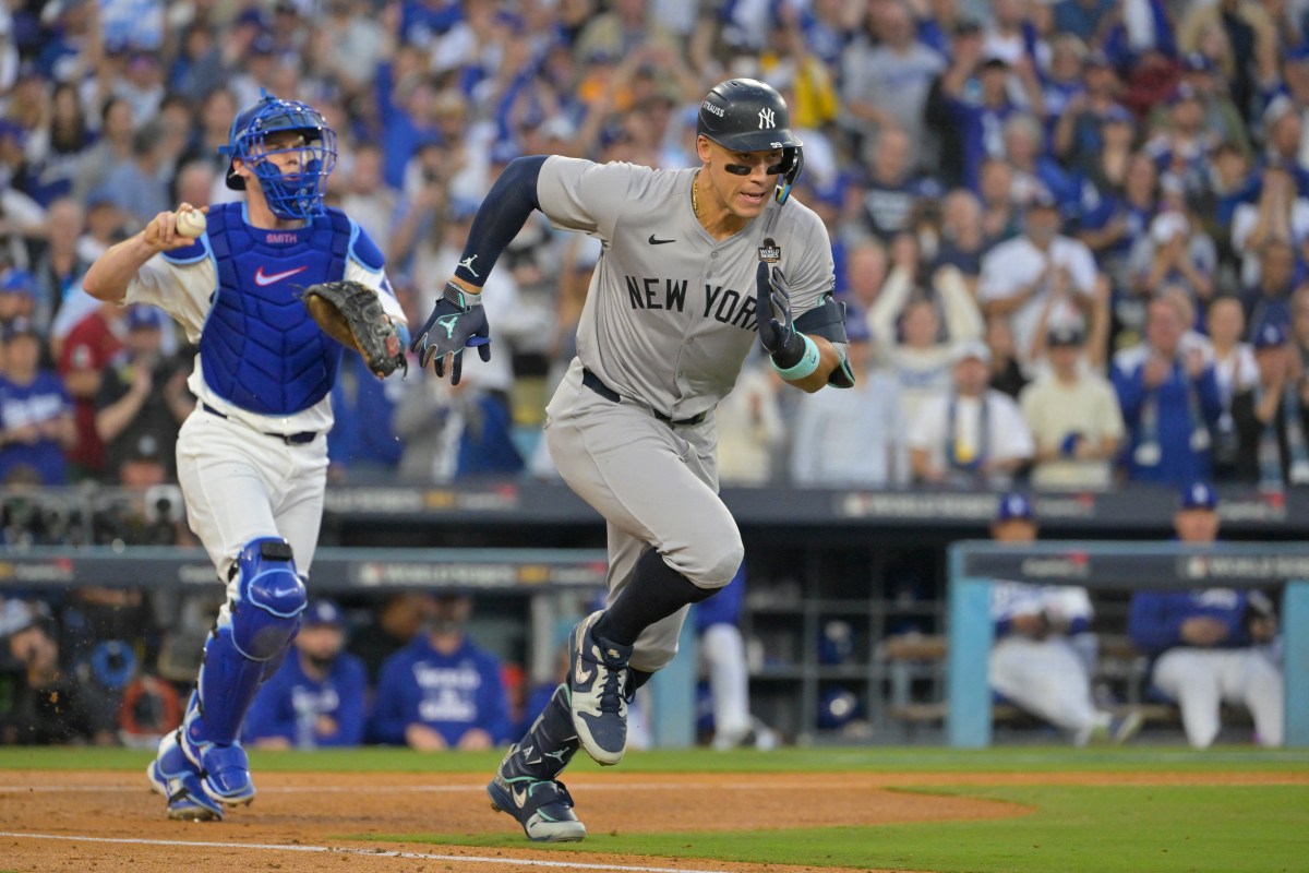 Aaron Judge strikes out World Series Game 1 Yankees Dodgers