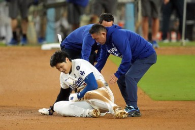 Shohei Ohtani injury World Series