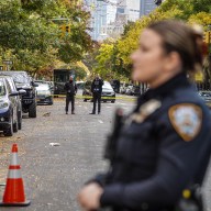 Cops at scene of Harlem shooting