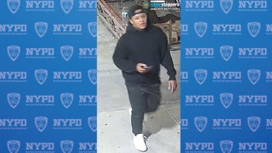 man wearing all black who is a suspect for a shooting in the Bronx