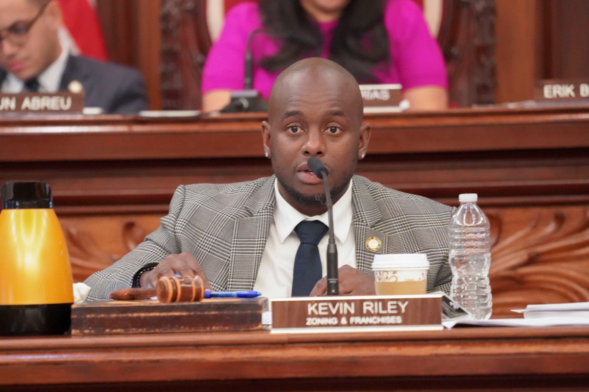 City Council Member Kevin Riley of the Bronx at City of Yes zoning hearing