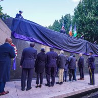 NYPD memorial wall tribute