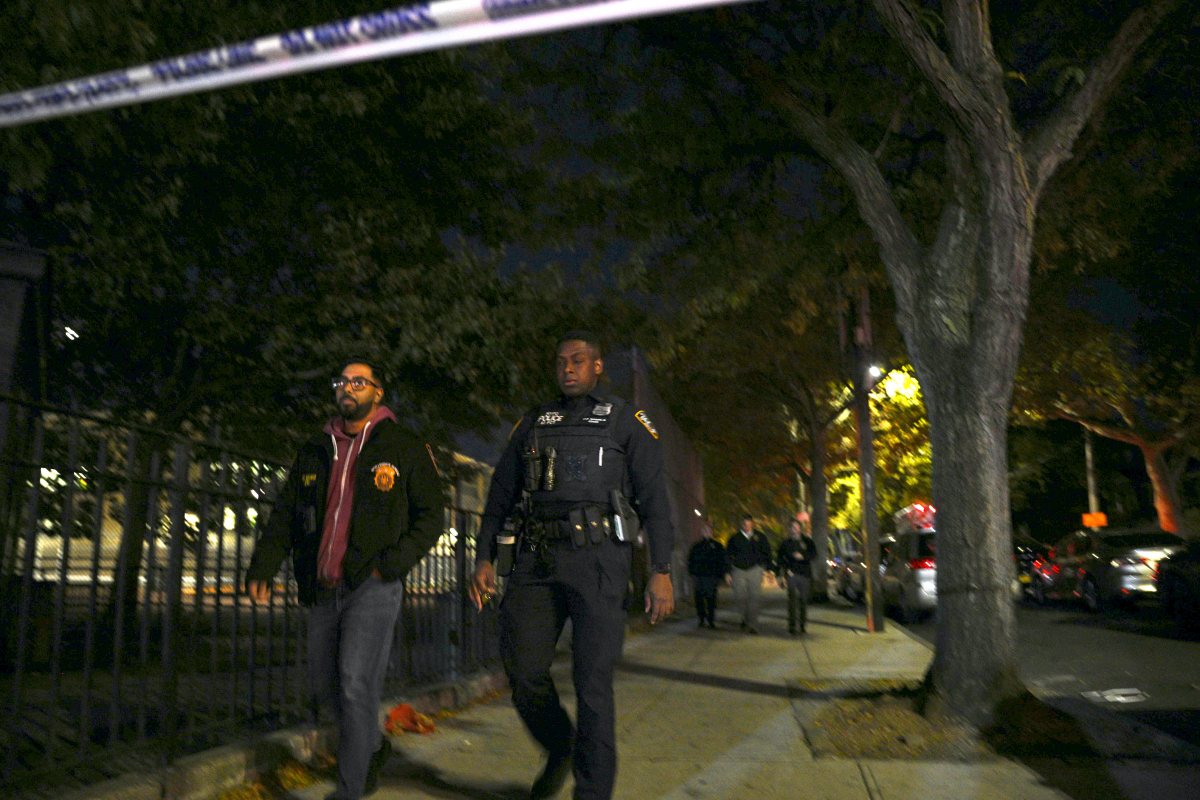 Police at Brooklyn scene where man was shot