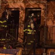 Queens firefighter search home in two-alarm fire