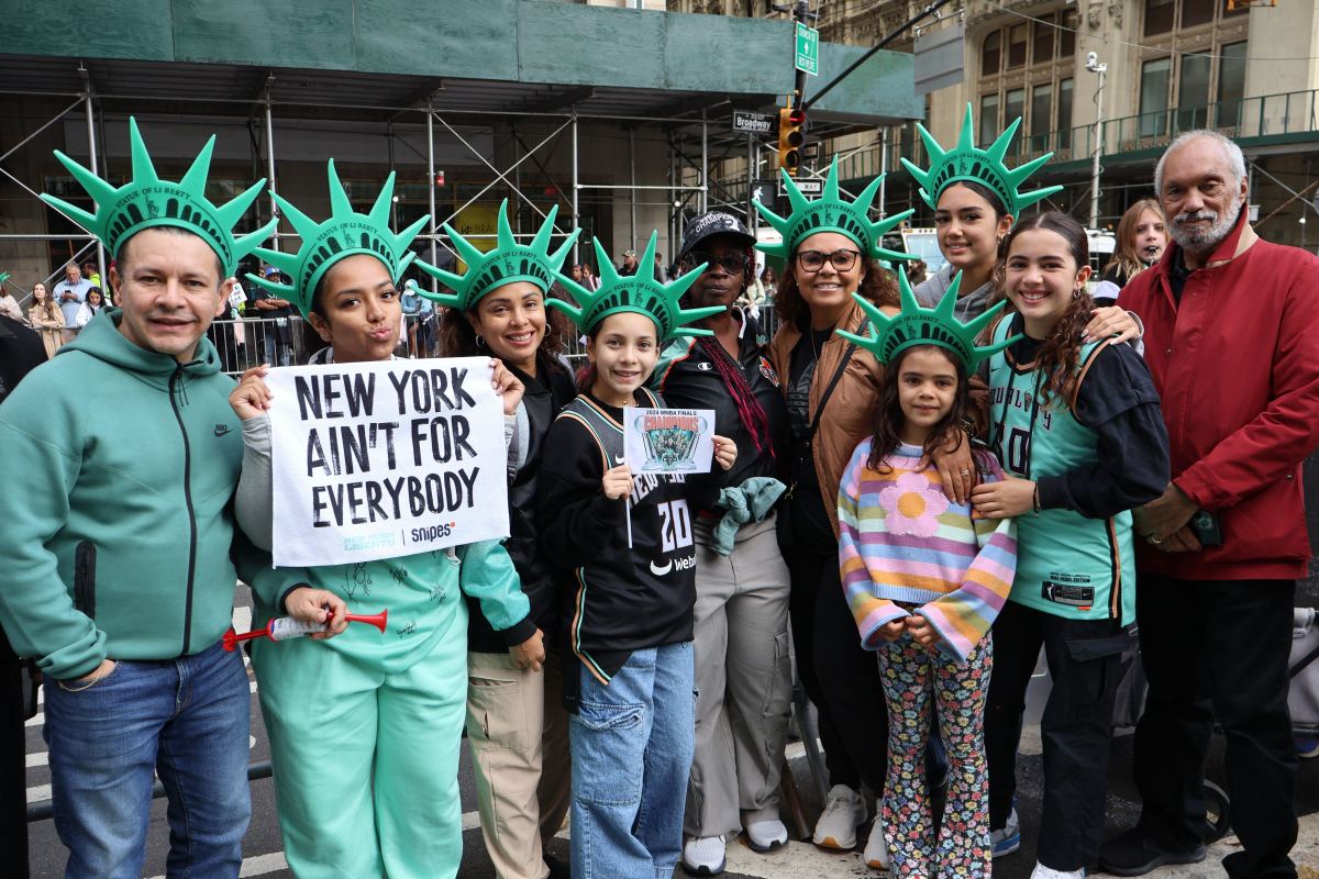 Liberty fans ready for ticker tape parade