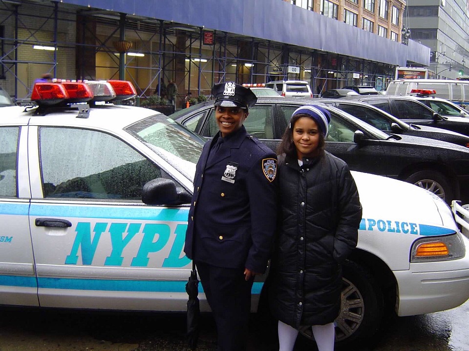 NYPD Det. Miosotis Familia and daughter